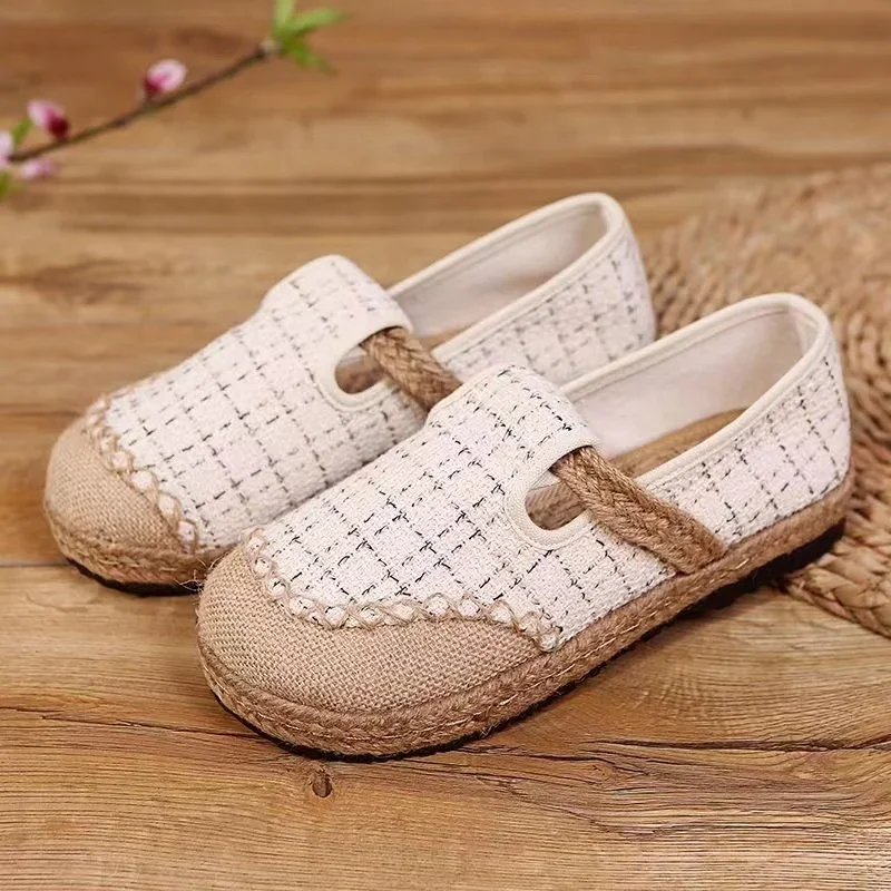 

Женская обувь на плоской подошве, разные цвета, новинка, весна-осень, круглый носок, лаконичная женская обувь ручной работы