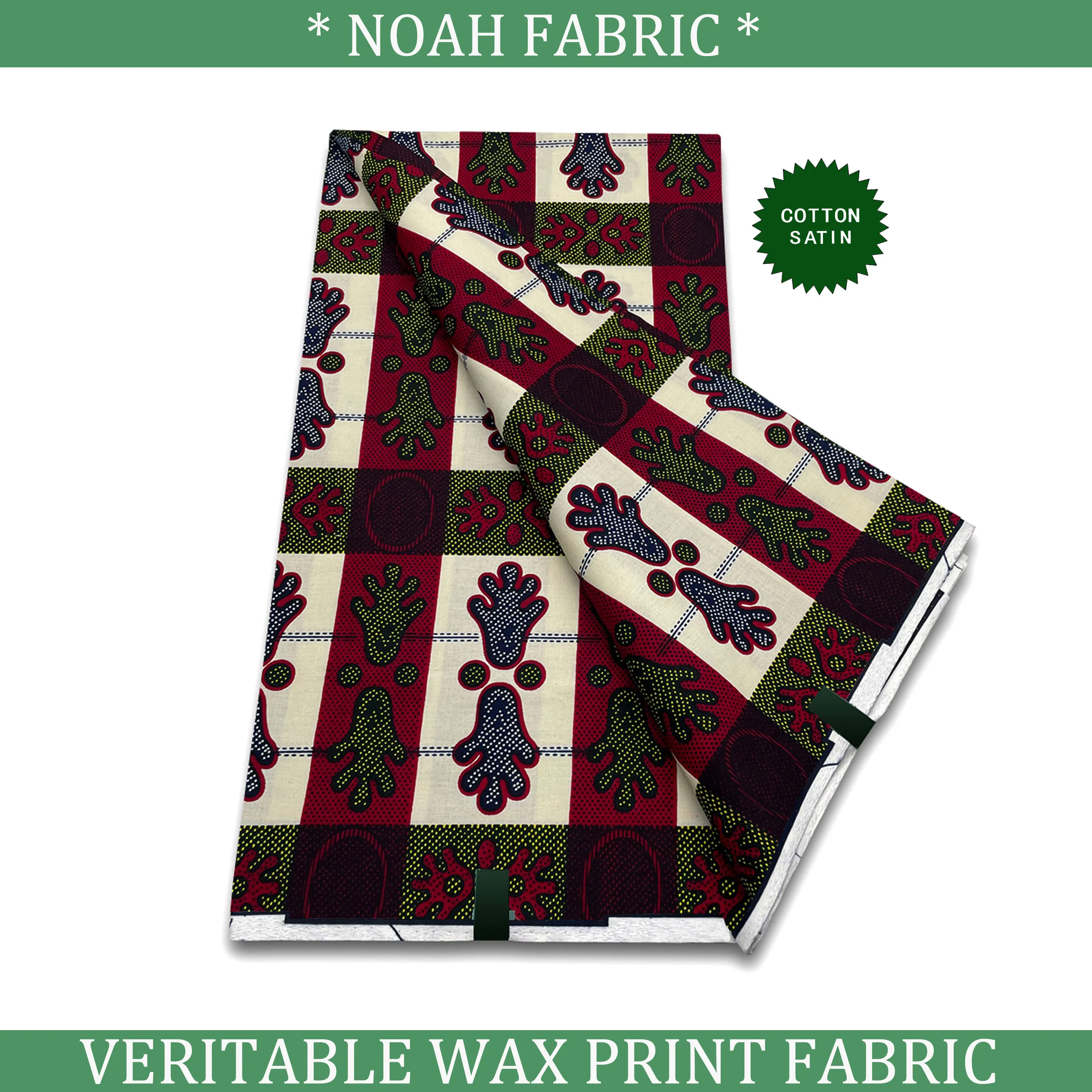 

Veritable Ankara Wax Print Cotton Nigerian Fabric For Sewing Dress 6 Yards High Quality Grand Super African Wax Fabric VL-0110