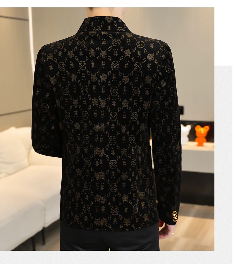 Men's Corduroy Blazer Side View