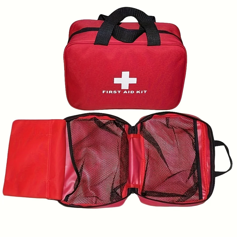 1Pc (bag Only) First Aid Medical Kit, Waterproof Outdoor Camping Durable Large Capacity First Aid Backpack