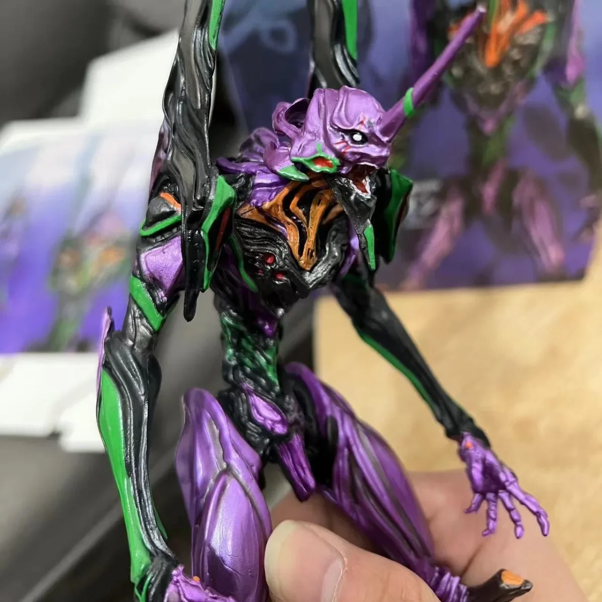 23cm NEON GENESIS EVANGELION Anime Figure Rampage EVANGELION-01 Mutations Action Figure Collect Ornaments Model Doll Gift Toys - Image 3