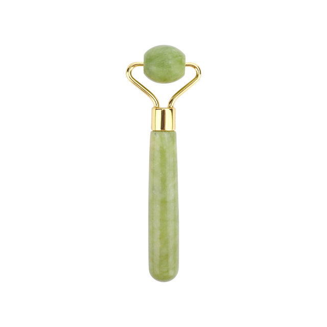 Types Xiu Yu Jade Roller Facial Ridged Roller Skin Massage Roller Face Massage Tools Anti Aging Wrinkles Single/Double head
