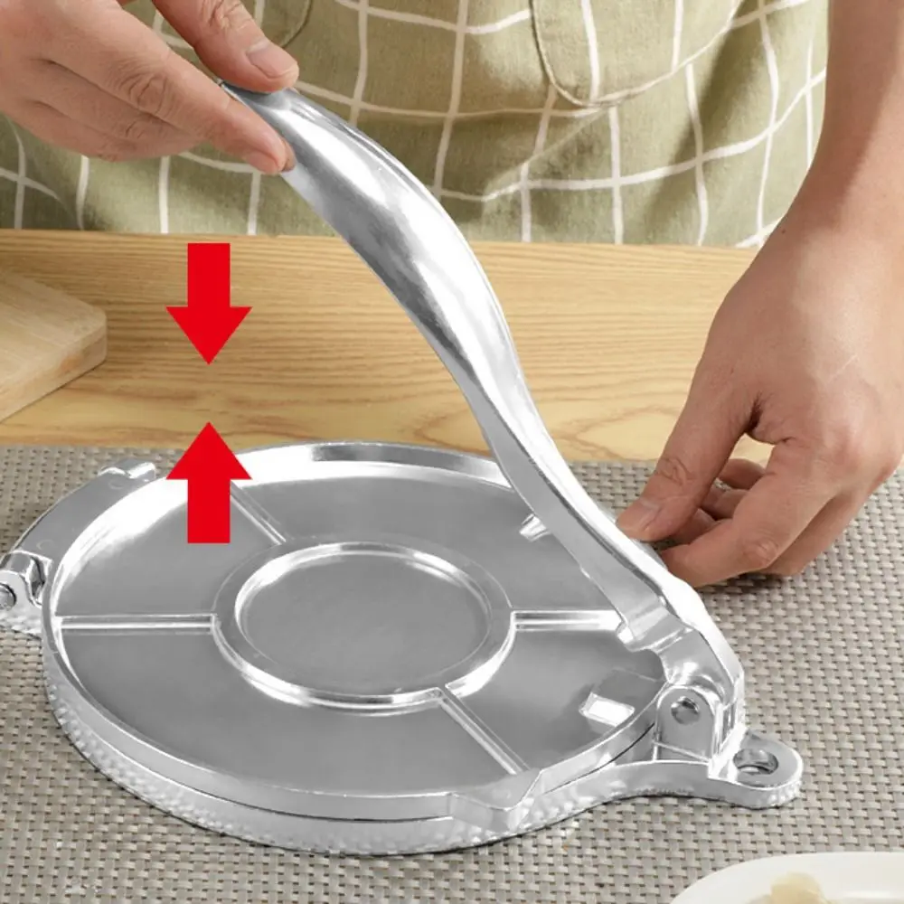 16/20cm DIY Tortilla Press Maker Aluminium Alloy Manual Corn Tortillas Dough Pressing Tools Kitchen Bakeware Cooking Accessories