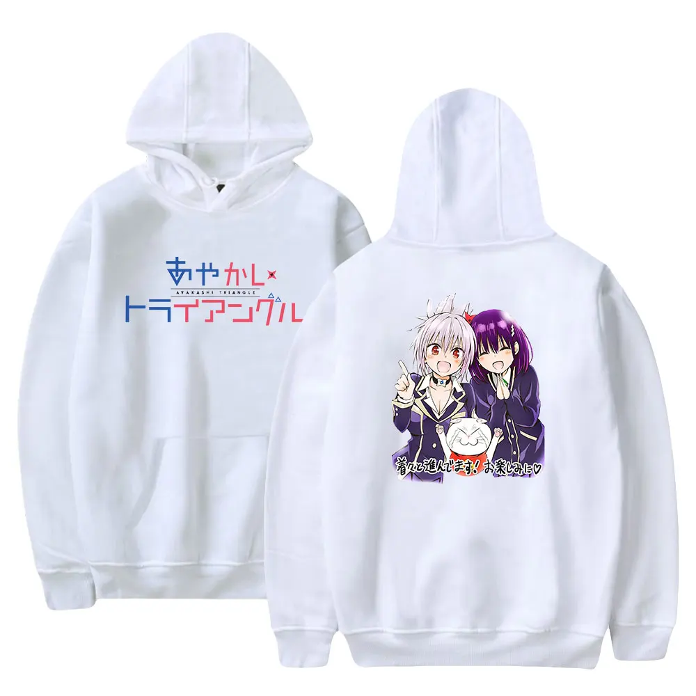 

2023 Japan Anime Ayakashi Triangle Hoodie Long Sleeve Sweatshirt Women Men Sweatshirt Harajuku Streetwear Fashion Clothes
