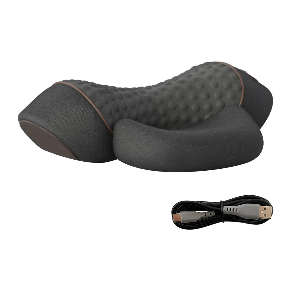 Electric Neck Massager With Heat And Vibration For Stress Relief_voghion.com
