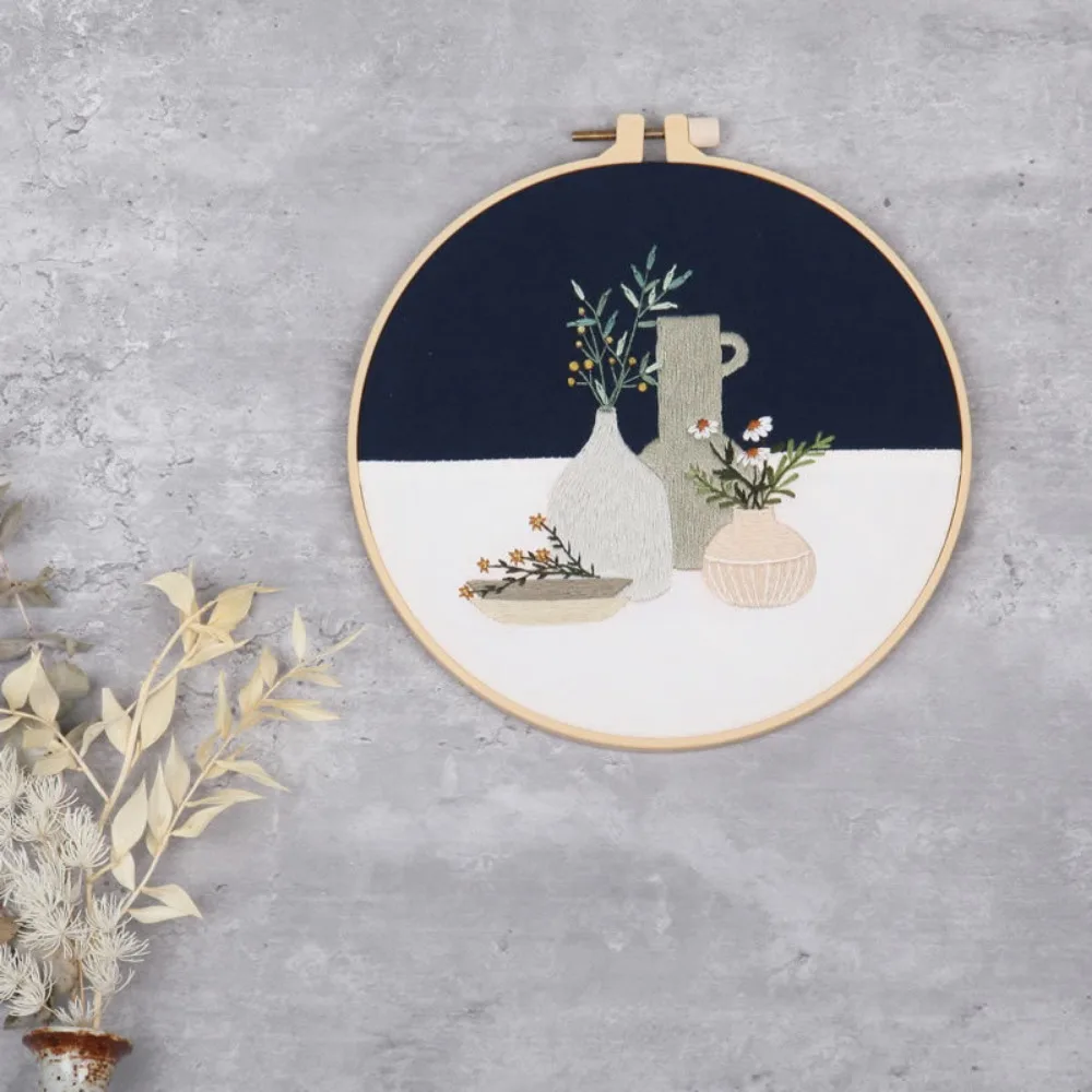 

1 шт./4 шт., Набор для вышивки вазой