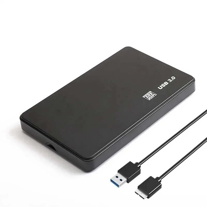 2.5 "USB 3.0 HDD Muhafaza SATA HDD SSD Harici Sabit Disk Kutusu 5 Gbps Yüksek Hızlı Harici Sabit Disk Disk Kutusu PC Dizüstü PS5