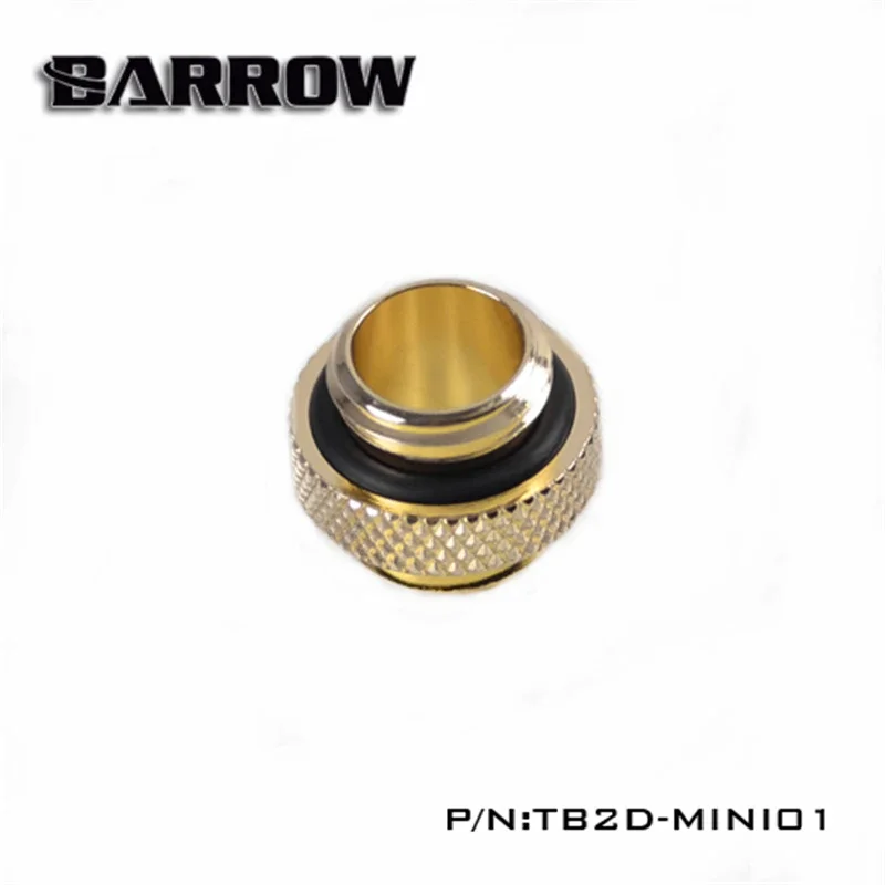 Extender Fitting Angled Adapter Fitting Water Cooling Fitting Barrow G1 / 4 ' ' Mini Dual External Thread Connection Double Male Adapter Thread Connection For Water Cooling System TB2D-MINI01