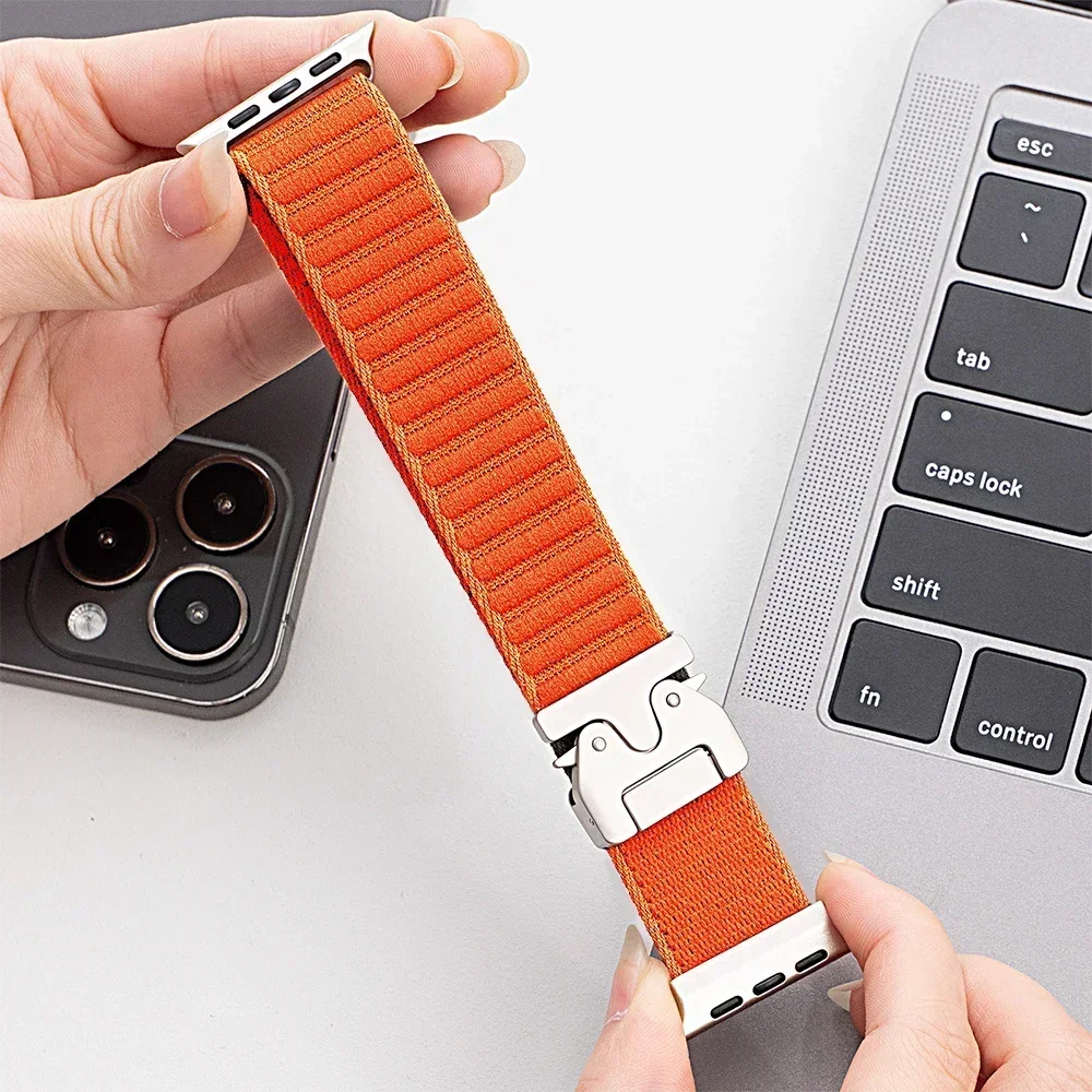 Sport Nylon Bracelet with Parachute Buckle Strap