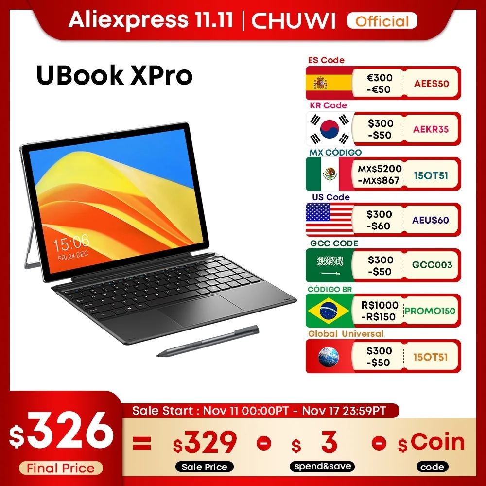 tablet-chuwi-ubook-xpro-com-wi-fi-windows-11-suporta-caneta-de-teclado