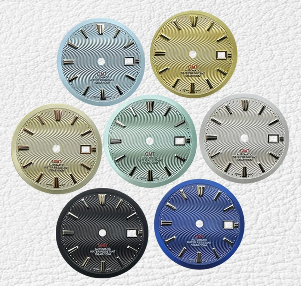 

34mm dial non luminous dial mechanical watch accessory suitable for automatic NH35 movement（1）