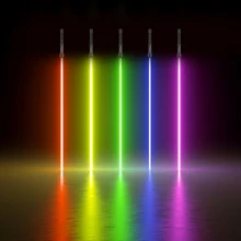 

LED RGB 15 Color Changeable Metal Handle Lightsaber With 7 Sets Of Sound Effects Mode FX Duel USB Charging Lichtschwert