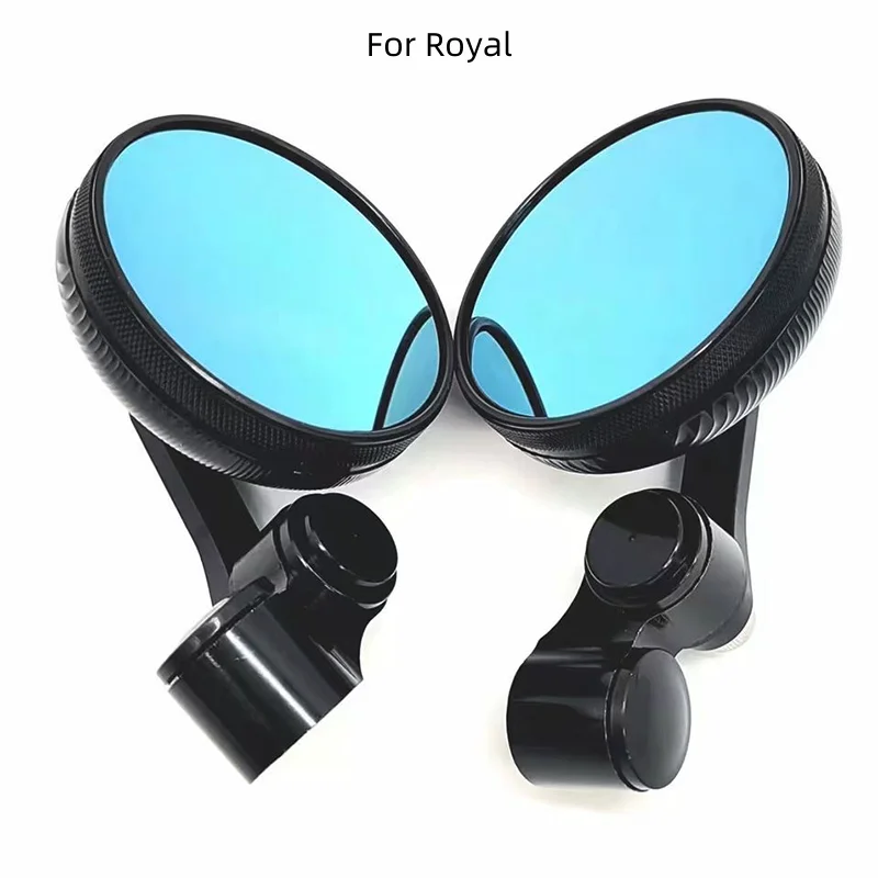 CNC ALUMINUM Mini Retro Motorcycle Rearview Side Mirrors 8mm 10mm