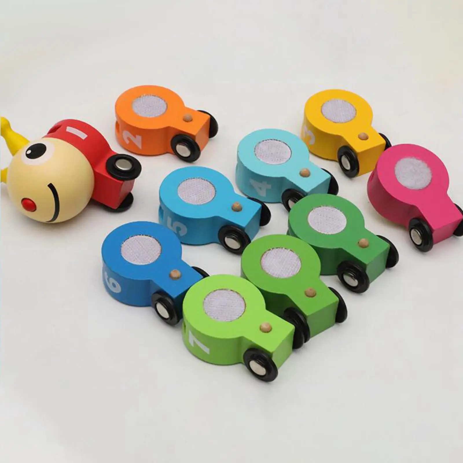 

Caterpillar Shape Toy Educational Gift Ideas Math Development Game Caterpillar Train Animal Train Toy for 1 2 3 Year Old Kids