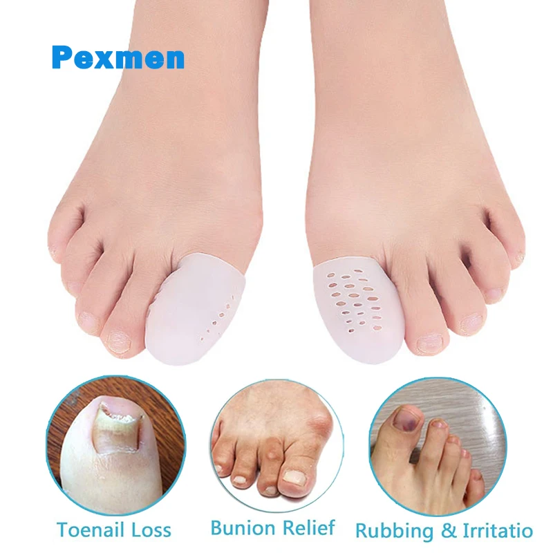 

Pexmen 2 шт. гелевые протекторы для пальцев ног силиконовые накладки на пальцы ног мозоли молоток Облегчает боль от пропущенных или вросших пальцев
