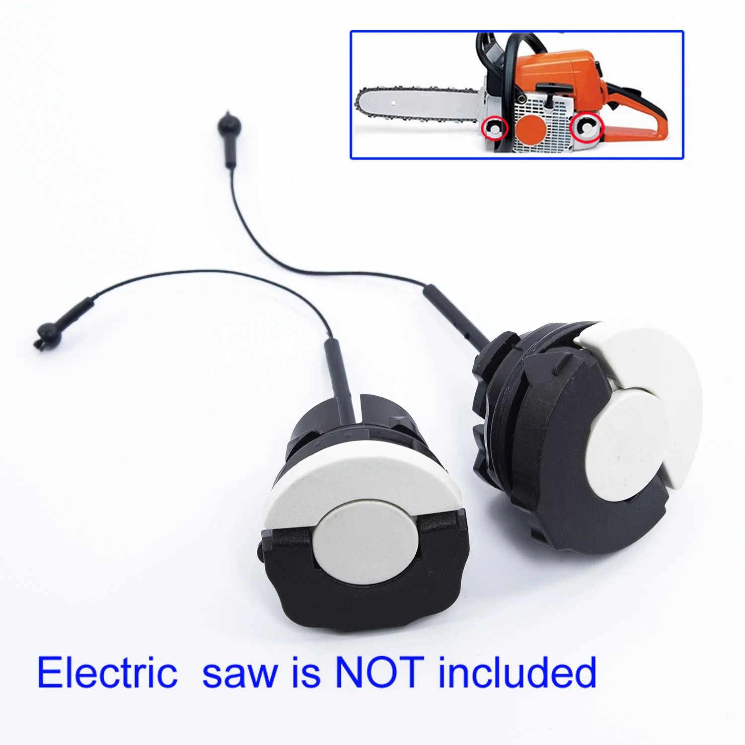 2Pcs Cap Fuel Gas Yard Per Stihl Motosega Plastica Durevole Conveniente Outdoor Power Equipment Oil Home Ms200 Ms210