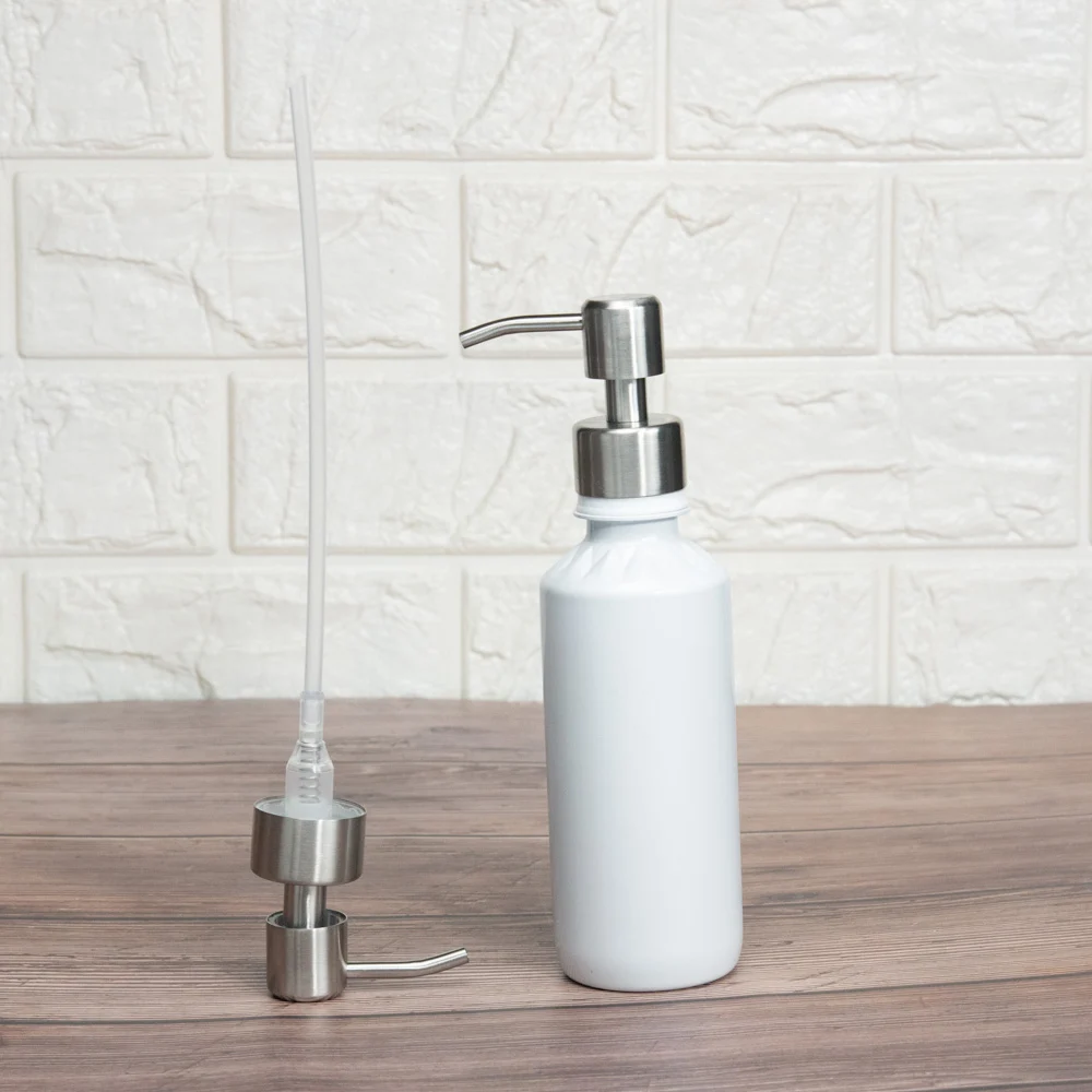 Hand Soap Dispenser Nozzle Kitchen Stainless Steel Foam Sink Liquid Soap Dispenser Nozzle Accessories Bathroom Supplies soap dispenser,soap pump,soap dispenser head