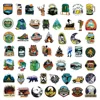 10/30/50/100pcs Outdoor Hiking Camping Stickers Cartoon Decal Skateboard Phone Laptop Car Luggage Bike Cool Waterproof Sticker 5