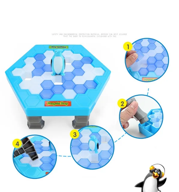 Breaking Ice Penguin Trap Big Size Icebreaker Board Game Adult Kids Toys Table Winner Family Jeux Enfant Juegos De Mesa 2