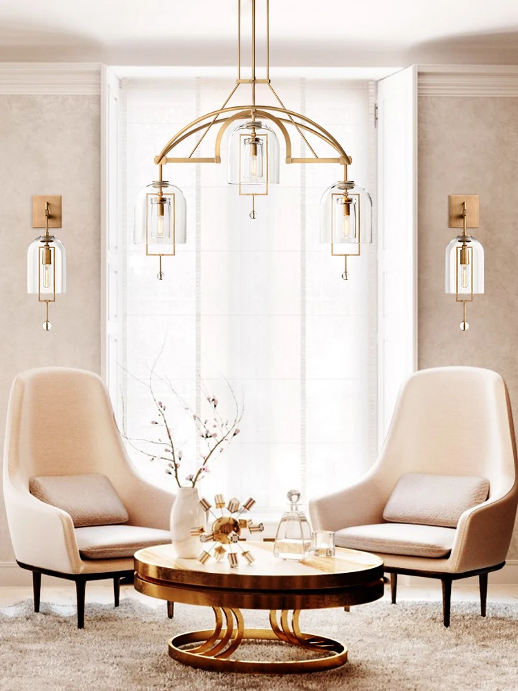 Transform Your Living Room With Our LED Vintage American E14 Chandelier Dimming Function Brass Black Chrome Hardware