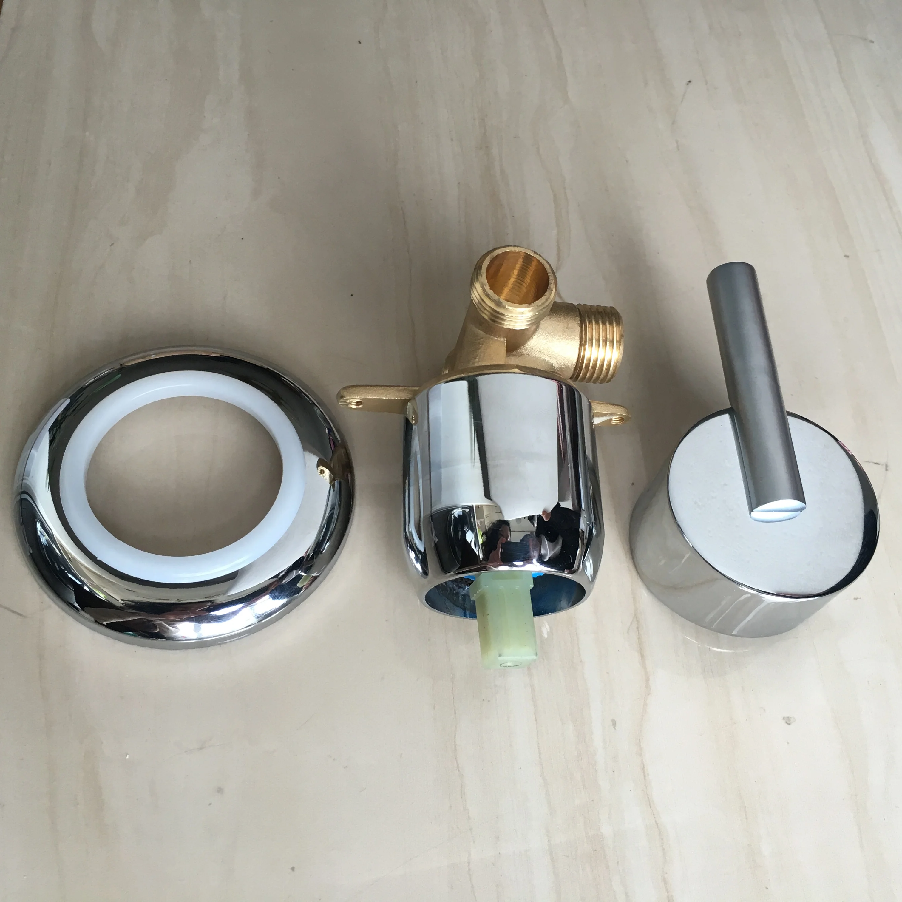 Description Picture 6 of itemWall Mounted 2 Inlet 1 Outlet Hot & Cold Mixing Valve Switch Shower Room Mixer Faucet Separate Bathroom Brass Shower Faucet