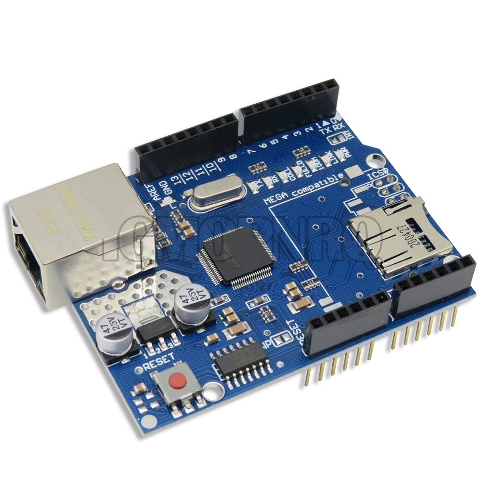 Bxv Shield Ethernet Shield W5100 R3 Per Uno Mega 2560 1280 328 Unr R3 Solo Scheda Di Sviluppo W5100 Per Arduino