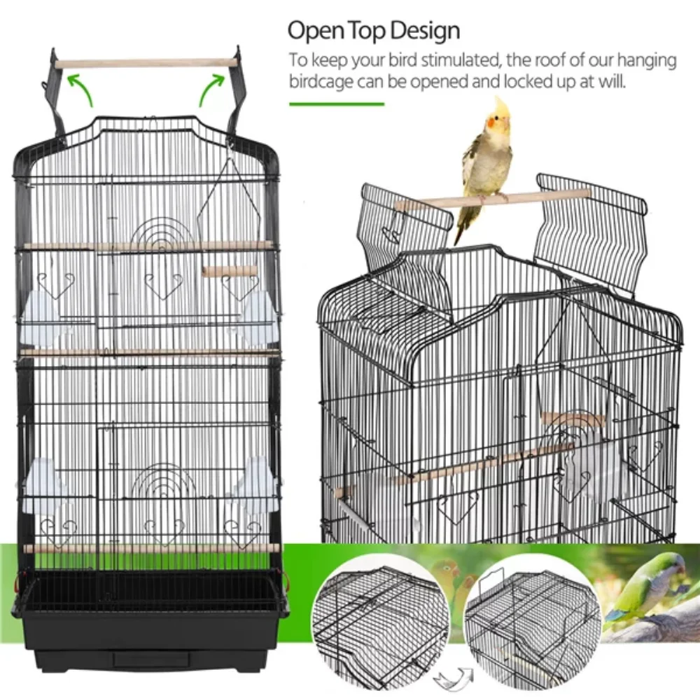 Large Bird Cage with Play Top 2