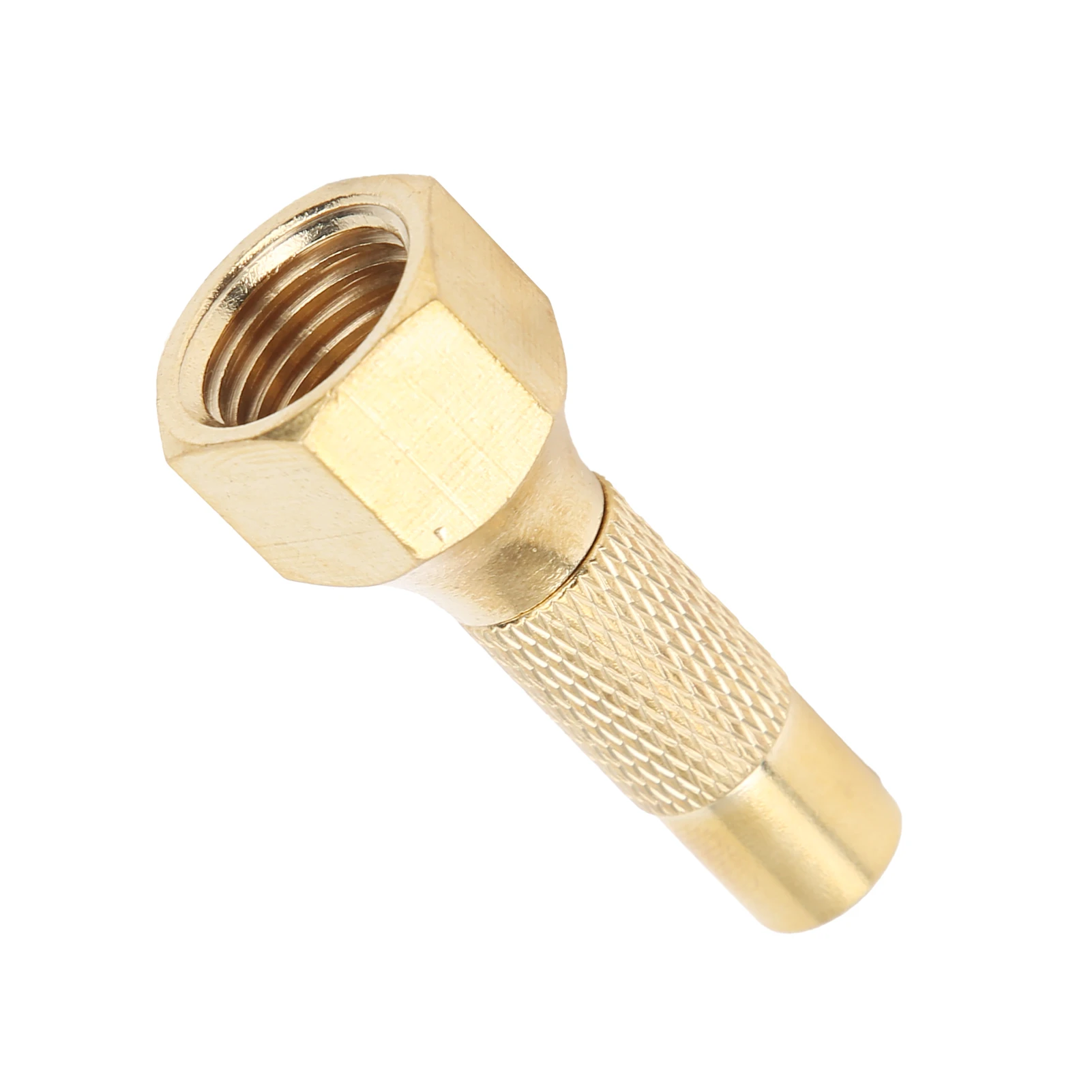 Brass Ball Valve High Strength Large Bore Locking on Function Brass Tyre Inflation Valve for Motorcycle for Car