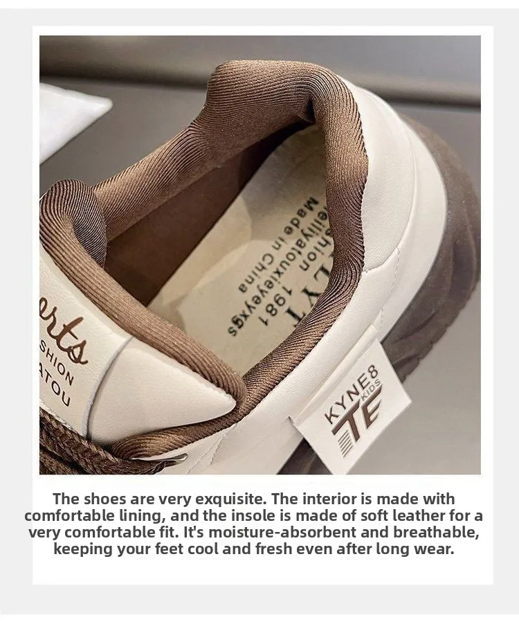 المرأة سميكة القاع صوف مبطن عارضة القطن الخبز أحذية شتاء دافئ أنيق الكورية نمط حذاء مسطح جولة تو قطع منخفضة