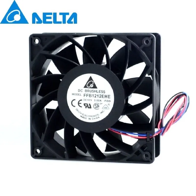 Delta FFB1212EH 120mm x 25mm Extreme Alto Flusso Pwm Delta FFB1212EH 120mm x 25mm Extreme Alto Flusso Pwm