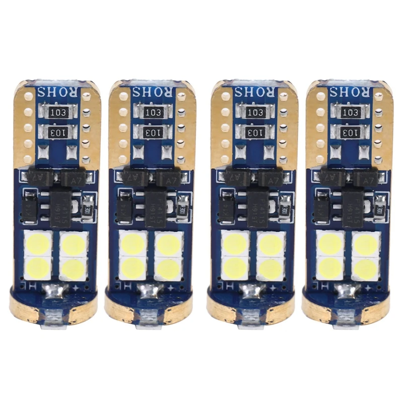 T10 168 LED 자동차 전구, 194 W5W 12-SMD 3030 칩셋 LED 전구 캔버스, 자동차 인테리어 돔 맵 도어  라이센스, 40 개