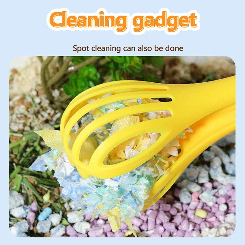 Hamster Clip Rat Trap Small Animals Nest Cleaning with Lock Hand Protection Against Biting Small Pet Supplies Interactive Toys L pet hamster toys