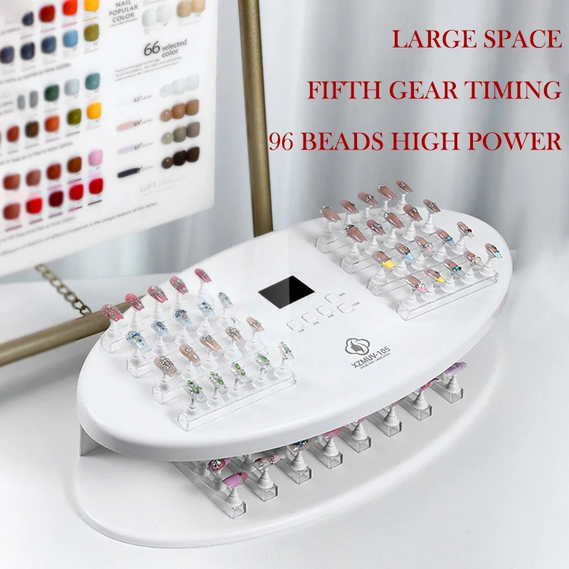 

Professional Nail Dryer Wearable Nails LED Nail Lamp UV Lamp for Curing All Gel Nail Polish 96LEDs Manicure Nail Art Tools