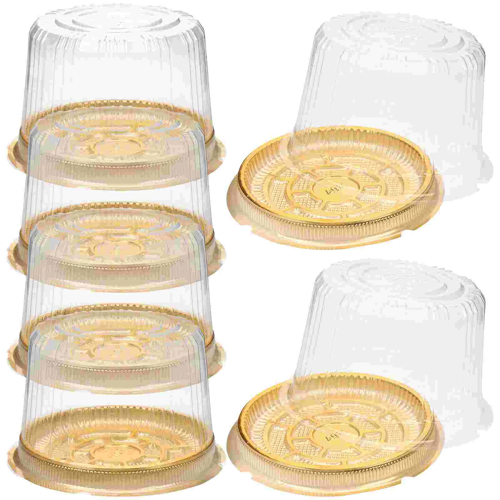 Cake Stand with Lid Round Box Cheesecake Boxes Slice Container Containers Carrier Child