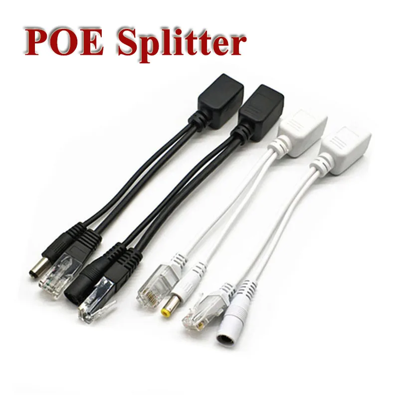 POE Network Centralized Power Supply Module POE Splitter+Synthesizer/Power Connection Cable 12V Monitoring POE Wire Adapter