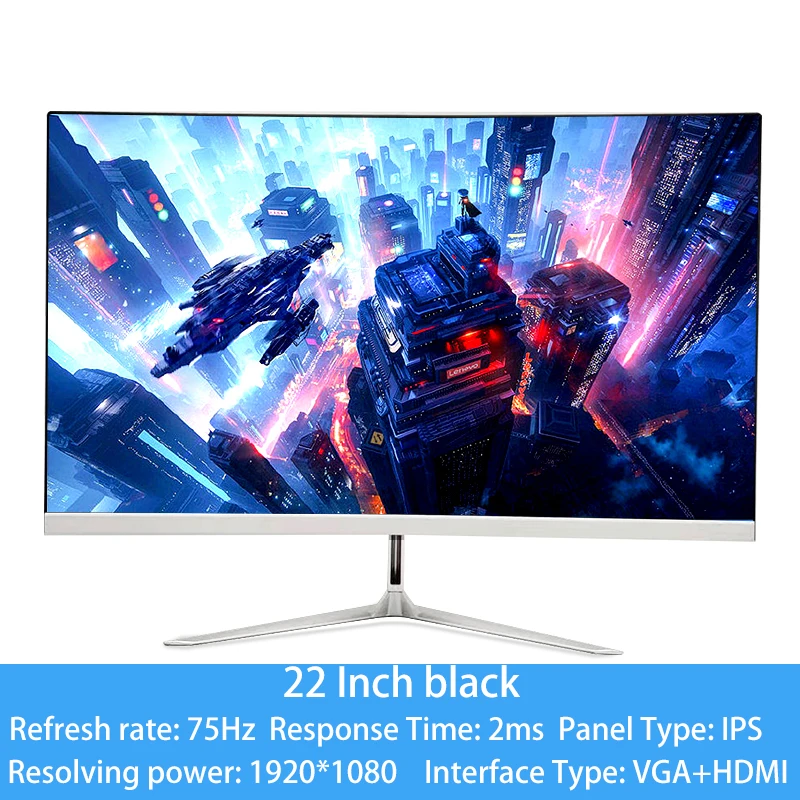 22 Inch Black 75Hz