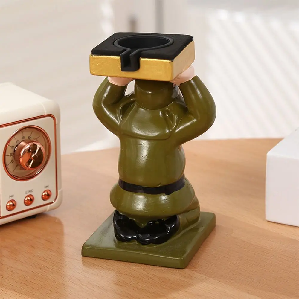 Multicolor Watch Holder Groove Dia.4cm Resin Craft Wireless Charger Support Table Ornament Astronaut Bear Smart Watch Stand