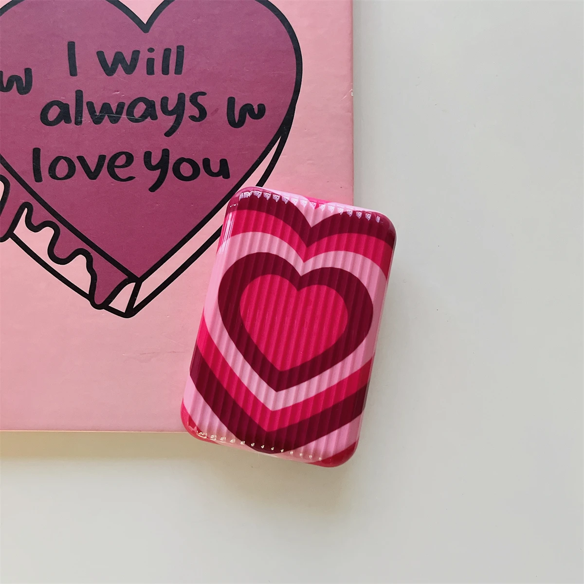 Rose Heart Image Appearance iPhone Original External Battery Protection Cover and Power Bank Case