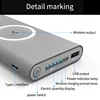 200000mAh Wireless Power Bank Fast Charging UltraLarge Capacity Mobile Power Supply Built-In Cable Portable Safe Powerbank 4