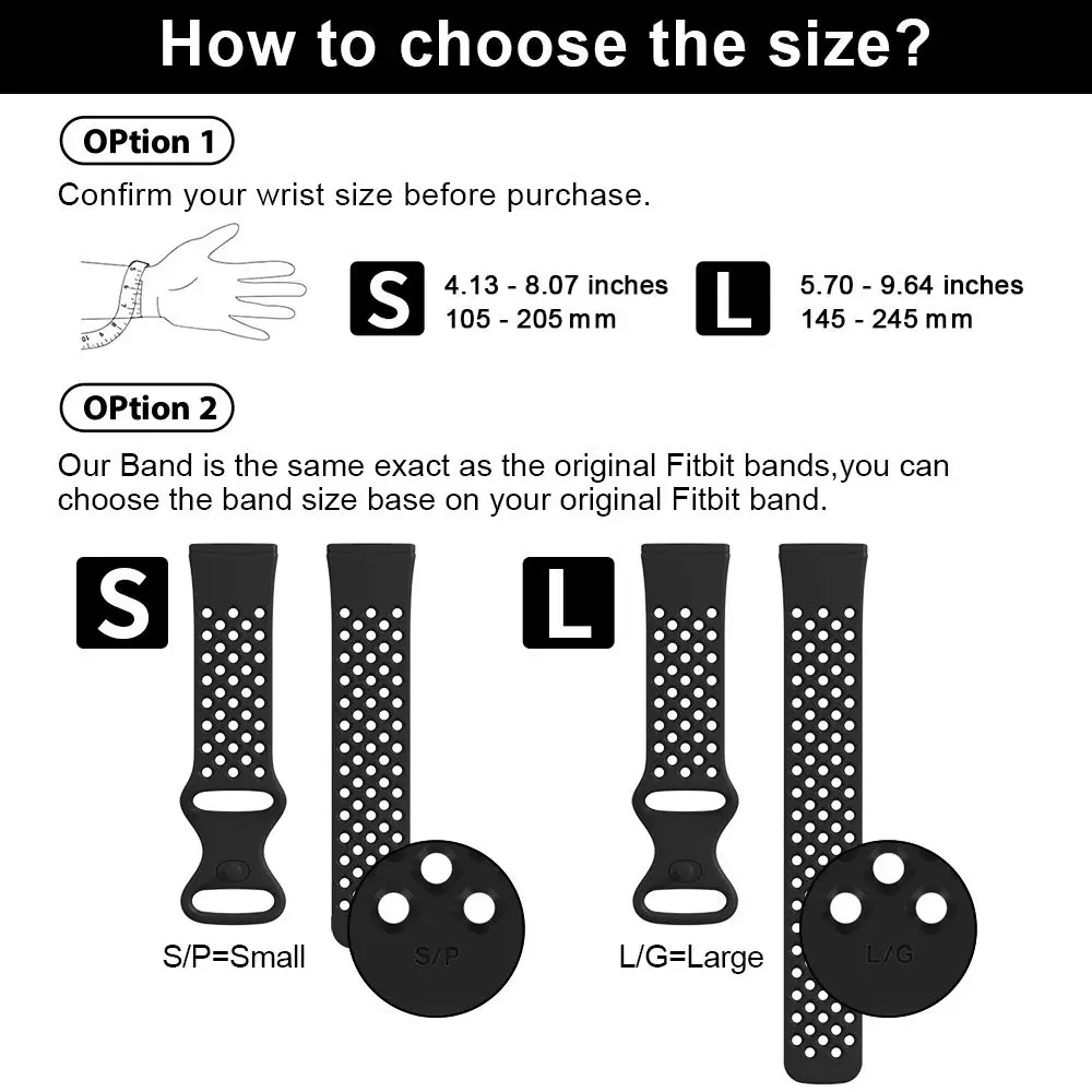 Breathable Sport Silicone Wristband Replacement Strap
