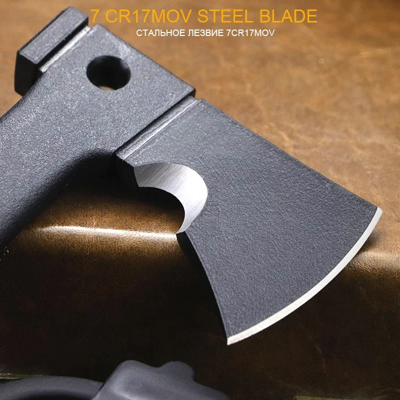 Outdoor multipurpose tactical hand axe Bush logging camping chopping tool car axe home fire rescue axe 4