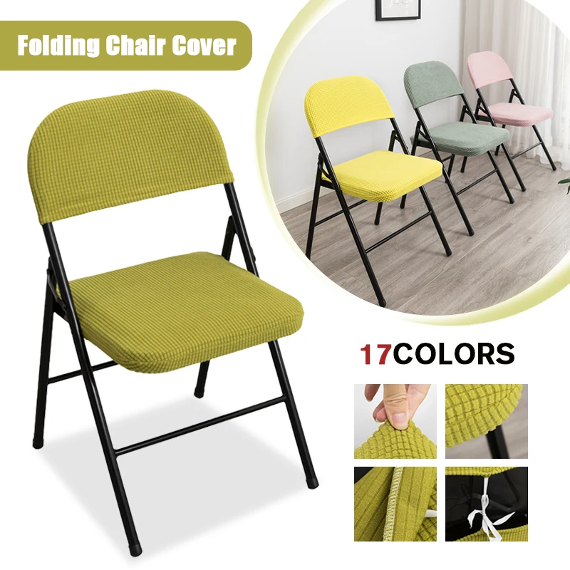 

Household Folding Chair Cover Elastic Corn Back Cushion Cover Office Conference Computer Dustproof Chair Dustproof 2pc Covers