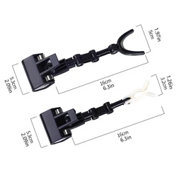 Dual Pack Luminous 360° Rotating Fishing Rod Holders with Non - Slip Reinforced Support (One size)