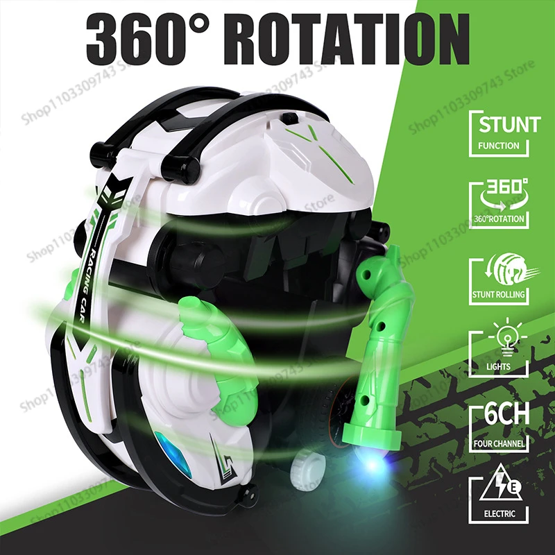 New Remote Control Rolling 360 Stunt Car 2.4G Impact Resistant High-speed Driving Six Wheel Rolling Children Drift Rc Car Toy 3