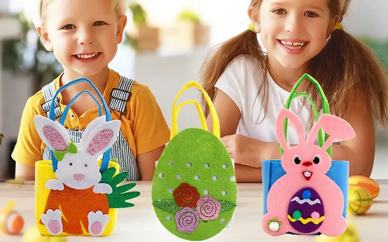 

Сумка-тоут в виде пасхального кролика, яйца, моркови