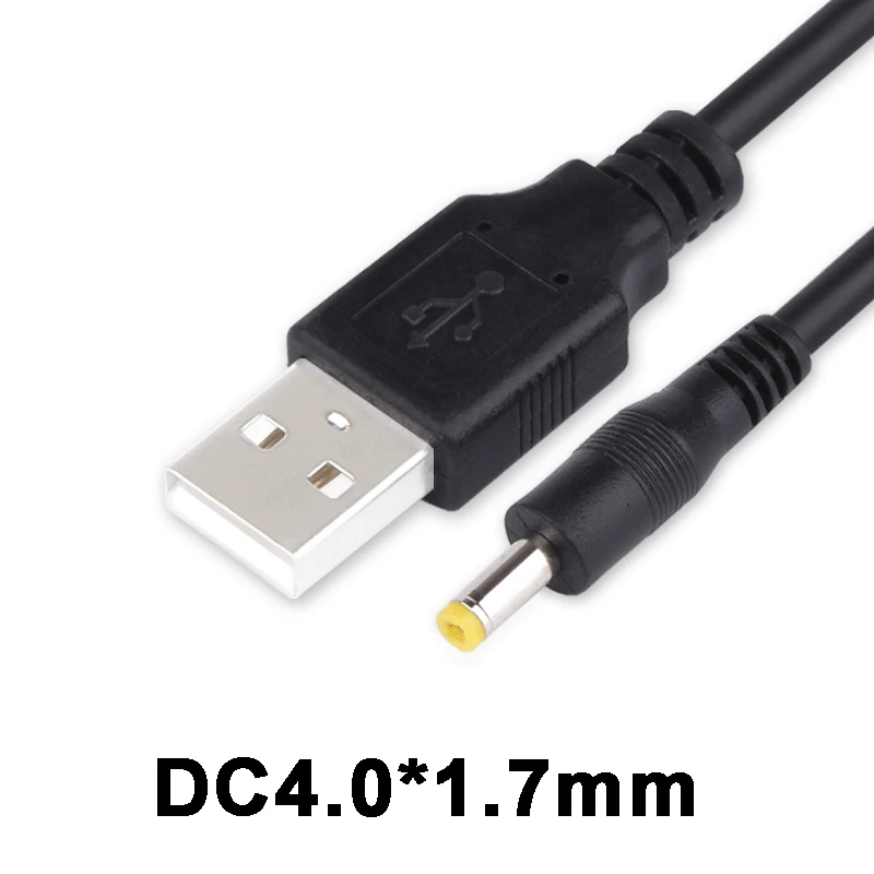 Charging Cable 5V 2A DC4.0*1.7mm Charger Power Adapter Supply Cable For Xiaomi mibox 3S Android TV Box For Sony PSP 1000 2000 3000 1M Powe Line