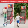 Kids Basketball Arcade: Electronic Score, 4 Balls, Indoor/Outdoor Game for Ages 3-12 4
