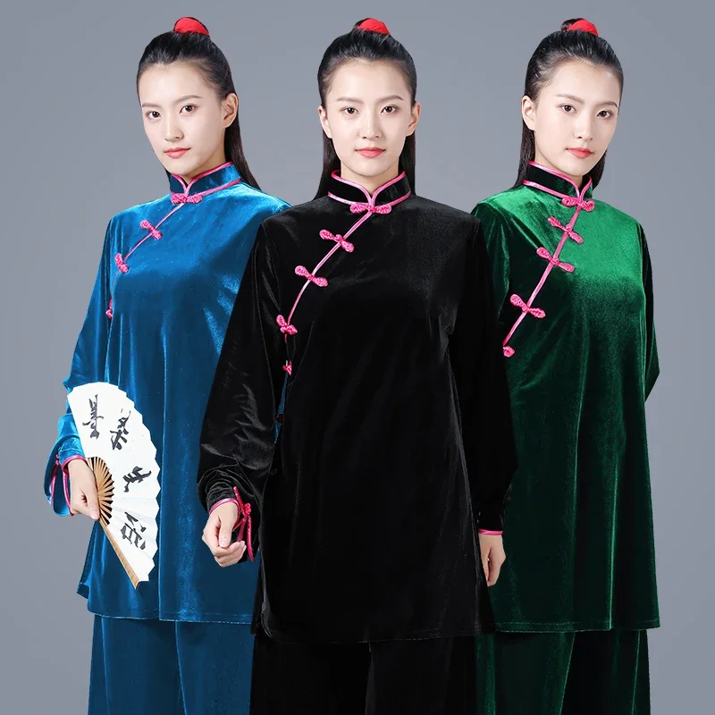 

Зимняя толстая одежда Tai Chi, женская одежда для соревнований в кунг-фу, новинка 2022