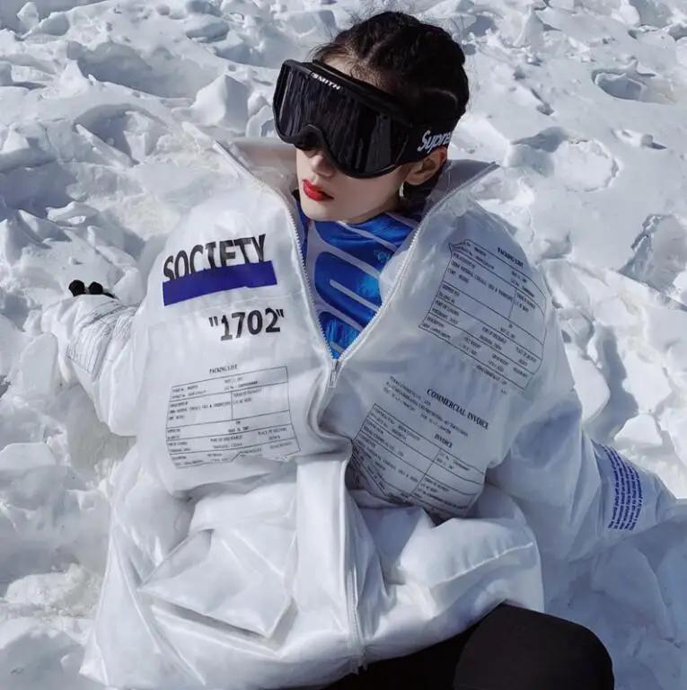 Society' Transparent Puffer Jacket