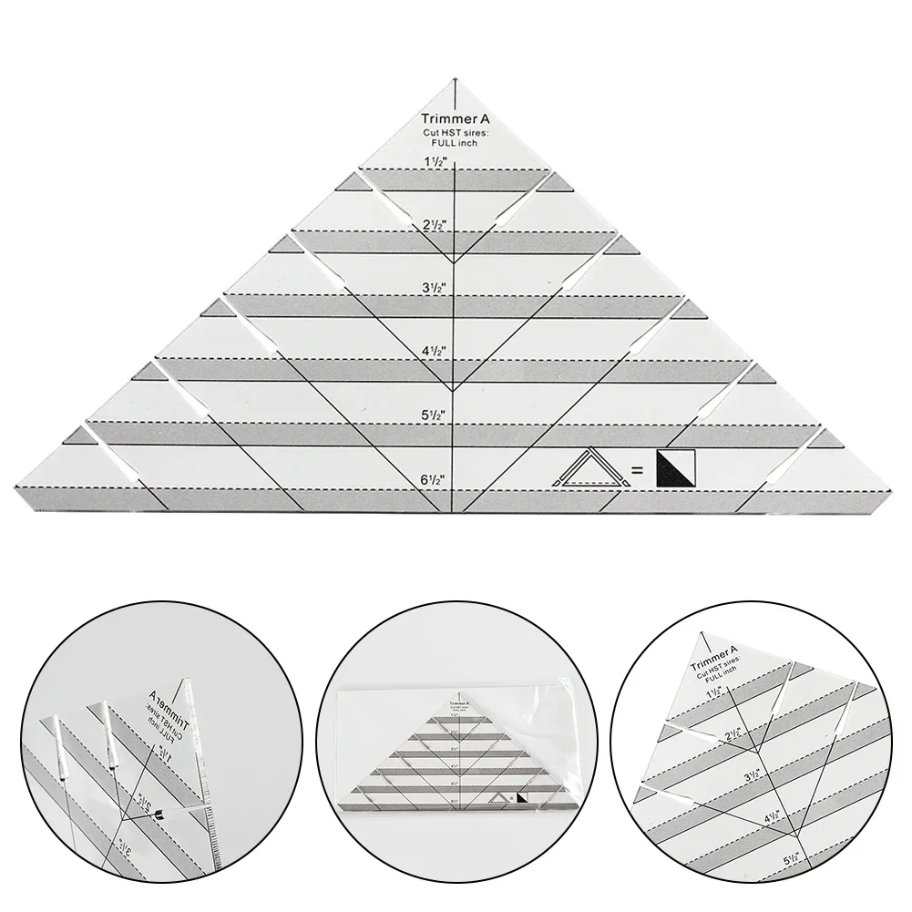 Triangular-Corner-Cutter-Ruler-Acrylic-Sewing-Quilt-Ruler-Sewing ...